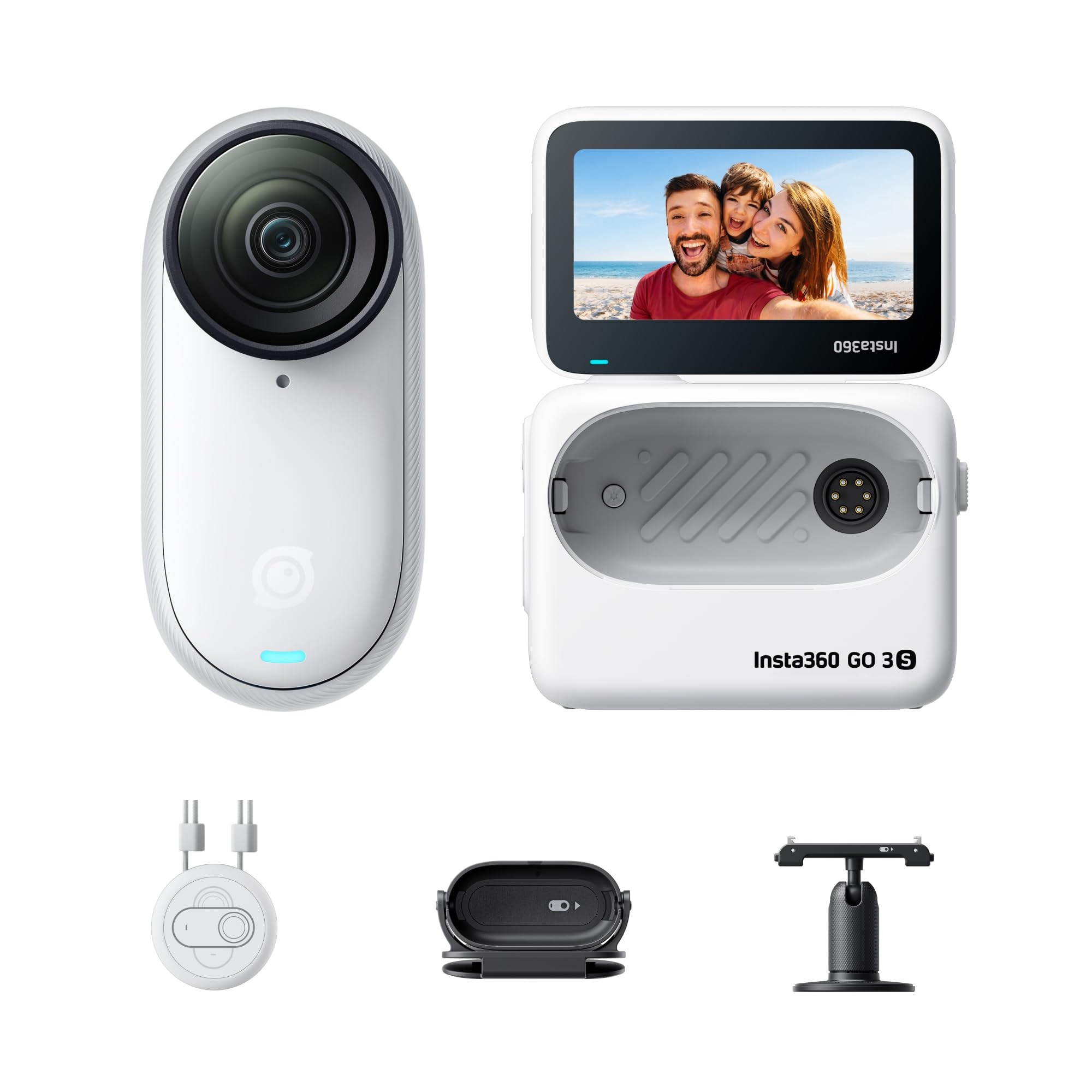 Camera video sport Insta360 GO2, Waterproof, Alb - eMAG.ro