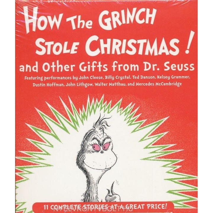 Dr. Seuss: Как Гринч открадна Коледа! и други подаръци от д-р Сюс - 11 пълни истории аудиокнига 2 CD