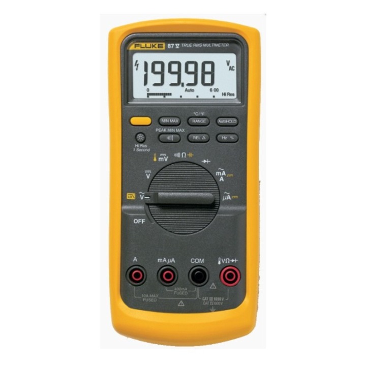 Дигитален мултиметър, FLUKE 87-V с True RMS AC за поддръжка на промишлена автоматизация