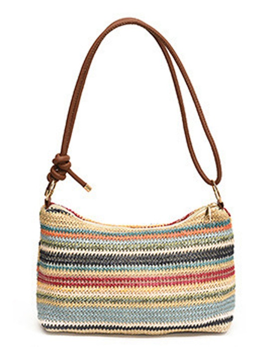 Női válltáska, 28x10x19 cm – Színes design, elegáns szövet, tökéletes ajándék