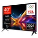 Televizor TCL QLED 40V5D, 101 cm, Smart, Full HD, Clasa E (Model 2026)