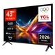 Televizor TCL QLED 43V5D, 108 cm, Smart, Full HD, Clasa E (Model 2026)