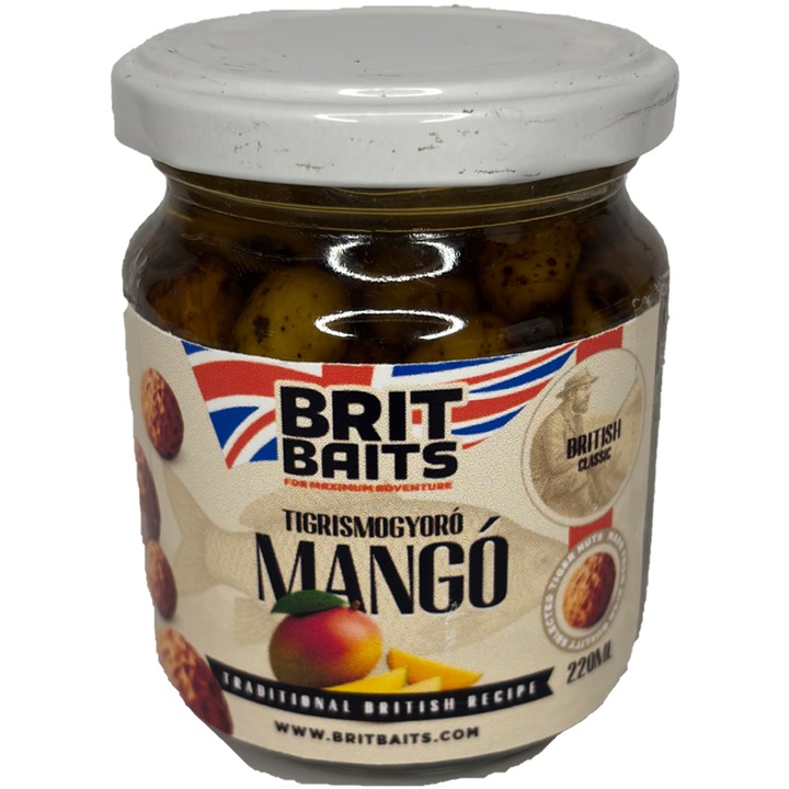 BritBaits Риболов XXL Тигрови фъстъци в сок от манго 220мл