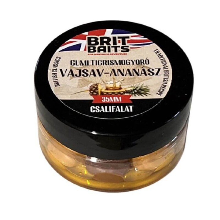 Britbaits Gumi Tigrismogyoró Vajsav-Ananász 35ml