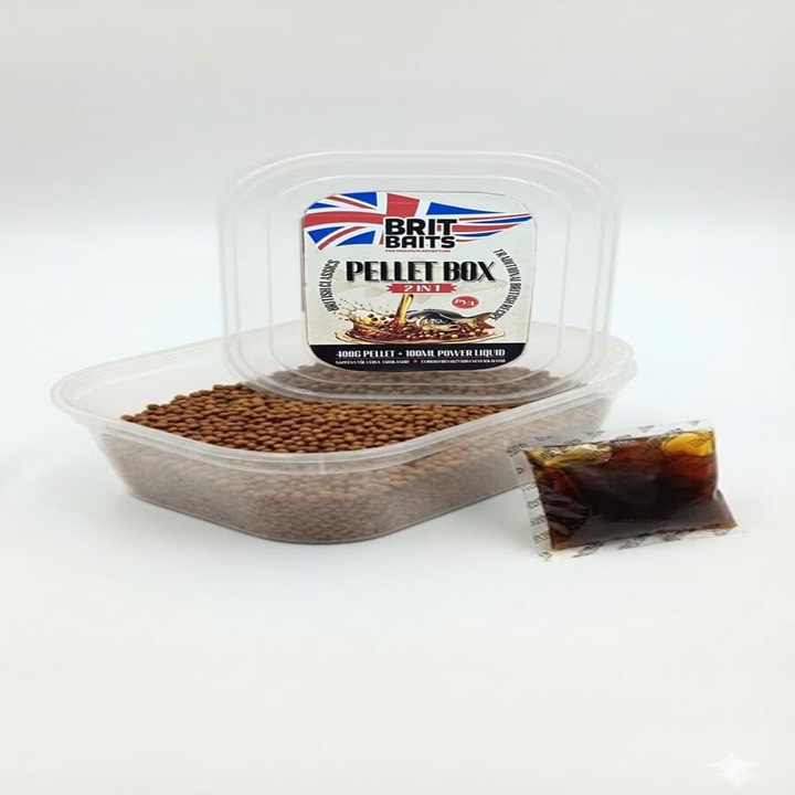BritBaits Mikropellet Box Fokhagyma-Máj 400g