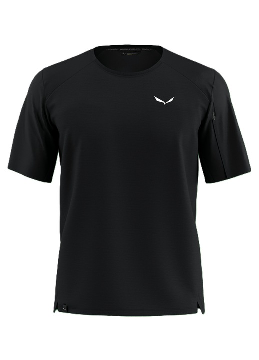 Tricou Salewa PUEZ MERINO HYBRID Negru pentru barbati, Negru