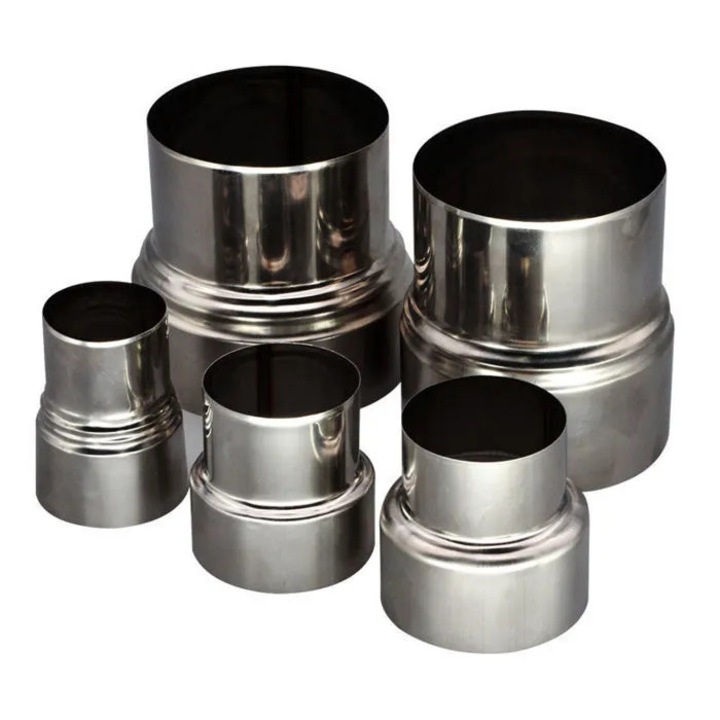 Adaptor reductie teava inox soba 80x60mm