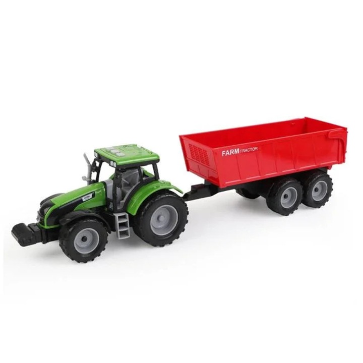Traktor Játék utánfutóval, hangokkal és fényekkel