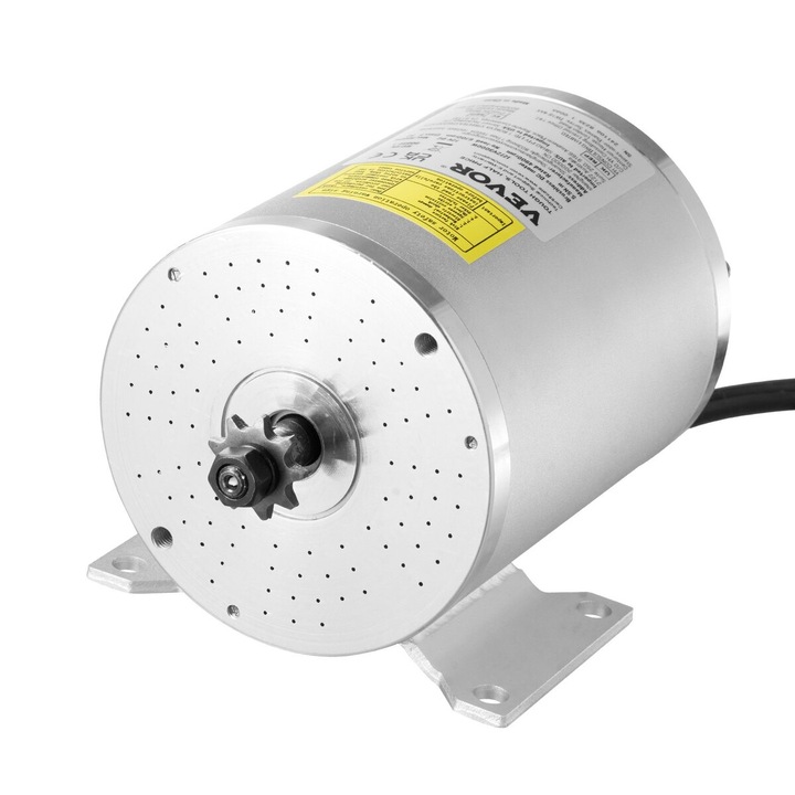 VEVOR 3000W 72V 4900rpm kefe nélküli elektromos motor vezérlővel, fekete, 13.4x10.7x11.2cm