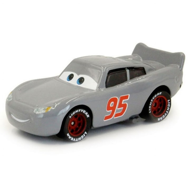 Играчка Метална кола Loveland, Серия Cars 3, Светкавицата Маккуин, Мащаб 1:55, Сив