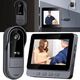 Sonerie wireless cu camera, ecran 4.3" IPS, unghi 170, rezistenta la apa, 10x15x5cm