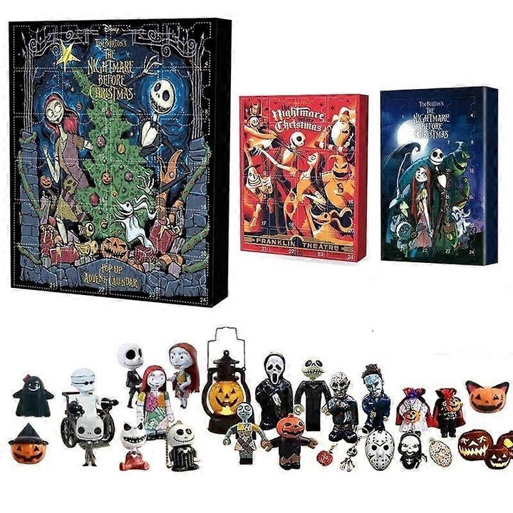 Naptár Adventi Halloween Babák Rémálom Karácsony Előtt szett 24 db