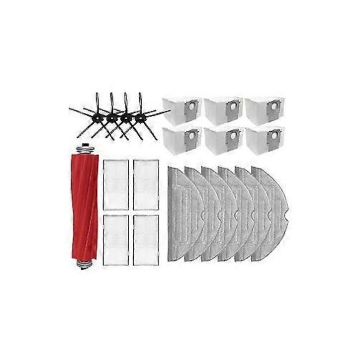 Set accesorii aspirator robot, perii si filtre, multicolor