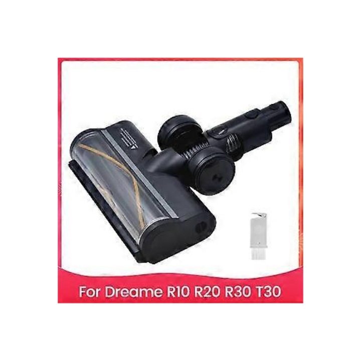 Perie moale pentru aspirator, set 2 piese, negru, 30x10x10cm