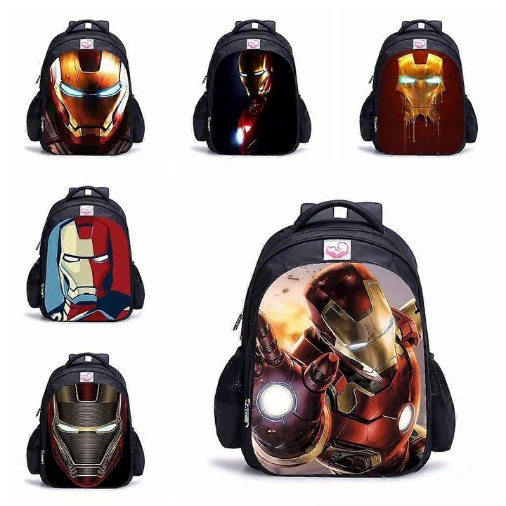 Iron Man gyermek hátizsák iskolai junior karakter