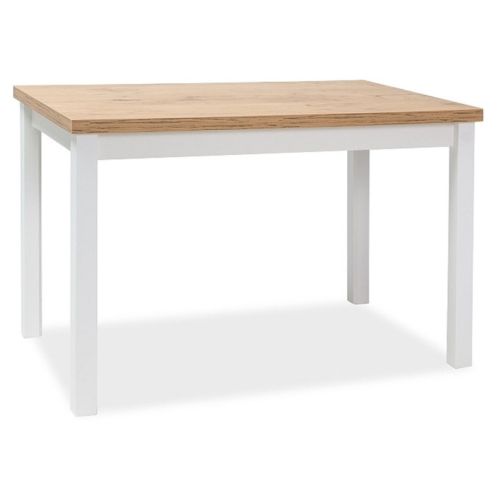 Adam Lancelot Tölgy Étkezőasztal Laminált Fehér-Tölgy Modern
