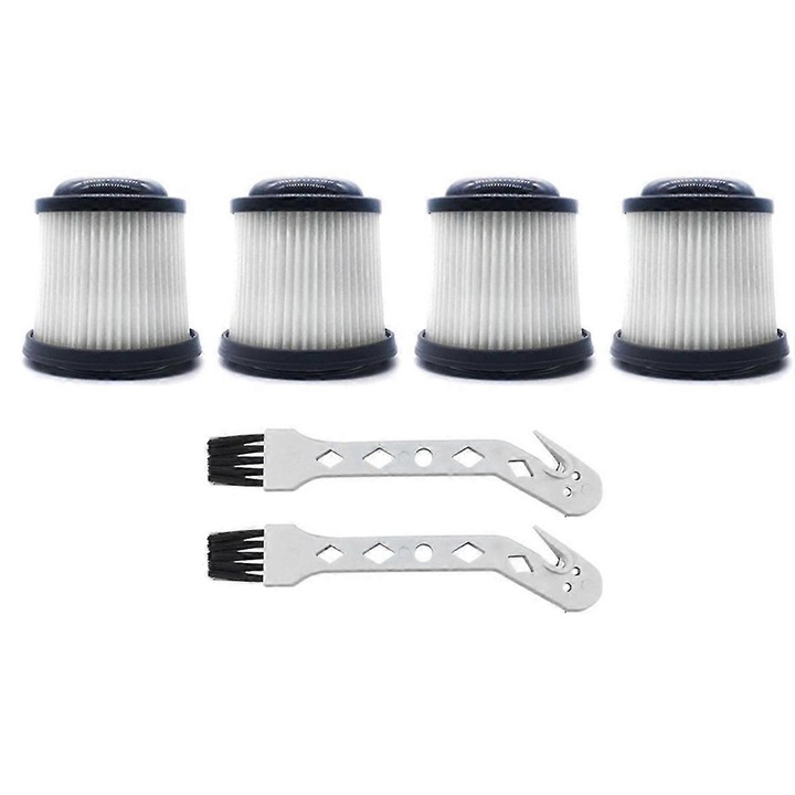 Set accesorii aspirator, filtre si perii, plastic, multicolor