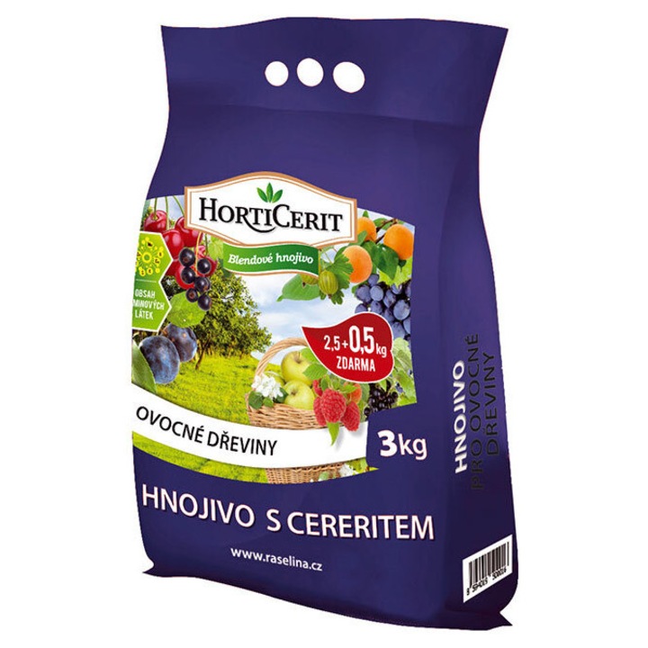 Trágya gyümölcsfákhoz 3kg, HortiCerit