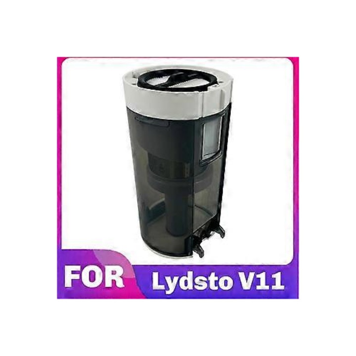 Recipient praf cu ciclon si filtru HEPA pentru aspirator V11, negru, ABS