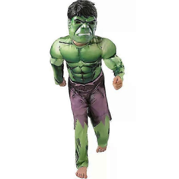 Gyerek jelmez Hulk Deluxe Marvel Avengers zöld
