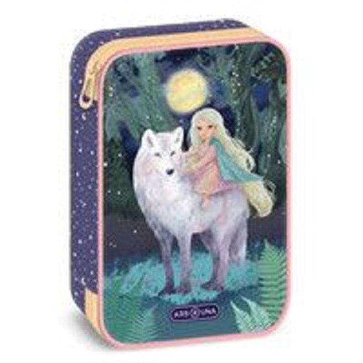 Ars Una egyszintes tolltartó két rekesszel, Northern Lights (5527)