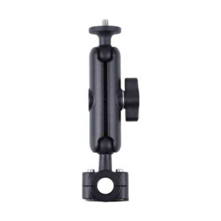 Sistem de Prindere camera pentru Motocicleta, ATV, Buggy cu Prindere 360 de grade pe Tija de Oglinda, compatibil cu camere GoPro, insta360, SJcam, DJI Action, Telefoane, Universal, impreuna cu adaptor 360 grade, din Metal