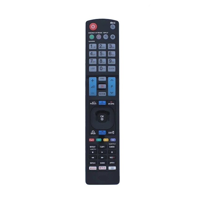 Telecomanda Universala RM-L930/L999, cu Functii Multimedia Compatibila cu Televizoarele LG, Negru