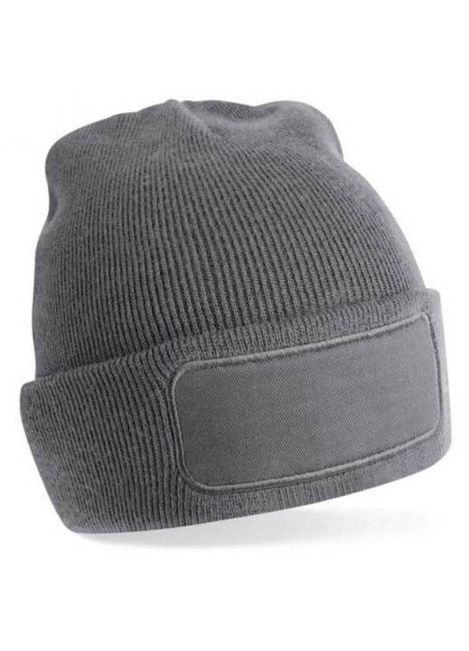 Caciula drept. personalizabila tricot dublu RC027X, gri CG2