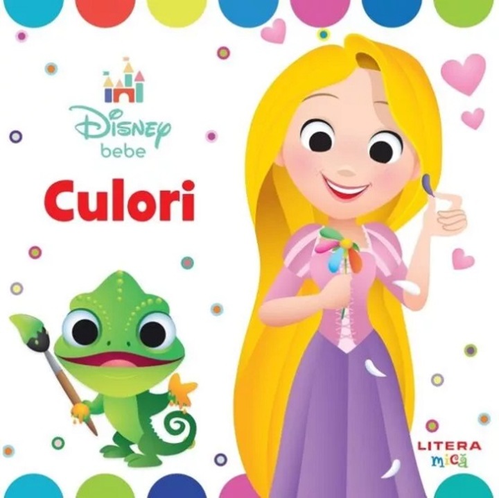 Carte Disney Bebe, LITERA, culori, carte cartonata pentru copii mici, ilustratii colorate
