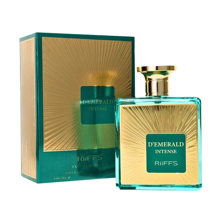 Riiffs D'emerald Intense Eau de Parfum, Férfi, 100 ml 2 ml-es mintával