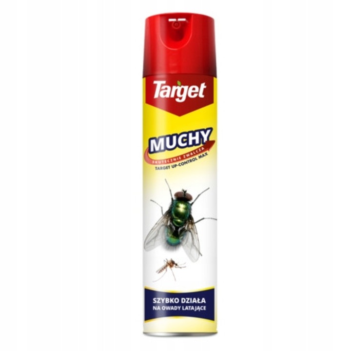Spray Insecticid Impotriva Insectelor Zburatoare Muste Si Tantari, Target, Up-Control Max, 300 ml, Actiune Rapida Si Letala Aerosol Pulverizare Protectie Combatere Viespi Insecte Interior Casa Camera Tratament