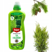 Ingrasamant Lichid Pentru Tuia Si Conifere, Target, Moc Zieleni, 1 L, Pentru 100 L Apa, Bogat In Microelemente, Previne Ingalbenirea Si Caderea Acelor, Fertilizant Rasinoase Arbusti Vesnic Verzi, Crestere Densa Si Sanatoasa, Ingrijire