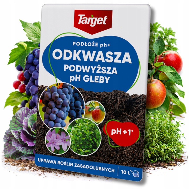Solutie Pentru Cresterea Ph-Ului Solului, Target, Ph+ Plus, 100 ml, Lichid Concentrat Pentru Dezacidificarea Pamantului Si Reglarea Aciditatii Pentru 10 m2, Tratament Legume Gazon Si Plante Iubitoare De Sol Alcalin Nutritie Radacini