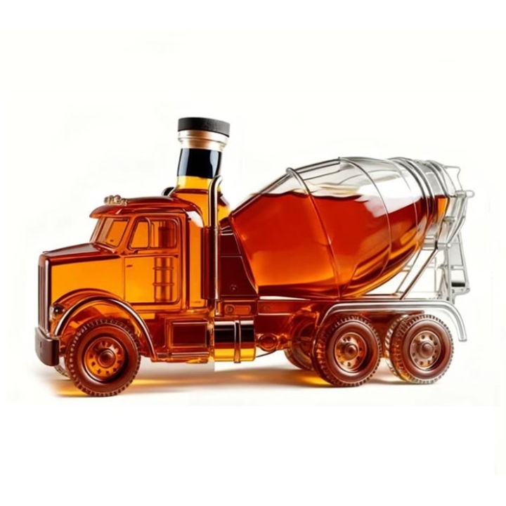 Dekantáló tartály alakú borhoz, vodkához, whiskyhez, átlátszó, 350 ml űrtartalom