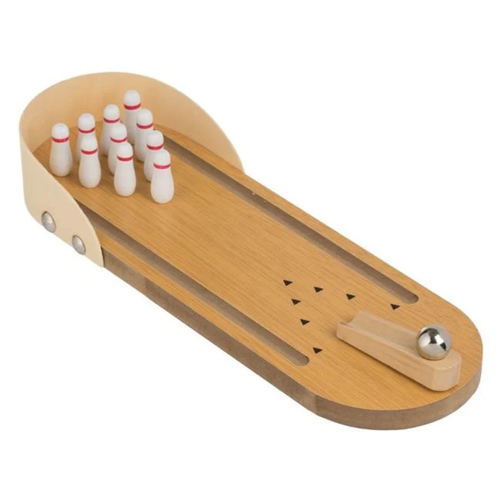 Joc Bowling de Masa Lemn Copii 8+ Distractie Acasa