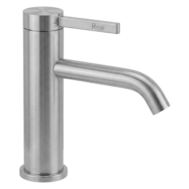 Rea смесител за мивка Rivo Low, матиран никел, 10x5x16,5см