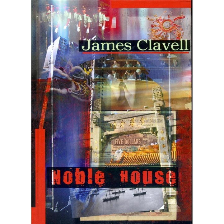Noble House, James Clavell, roman, 1100 pagini, multicolor