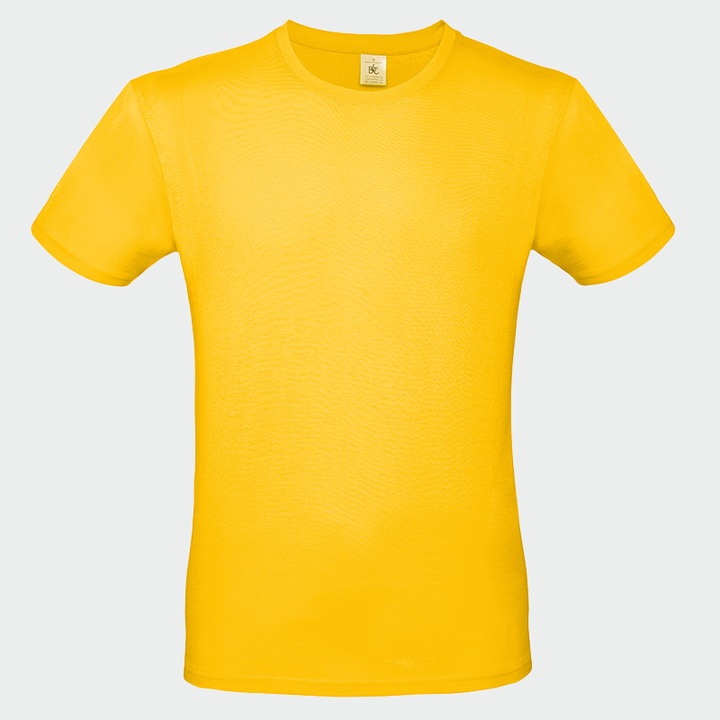 B&C collection #E150 póló, Sárga szín, 3XL méret