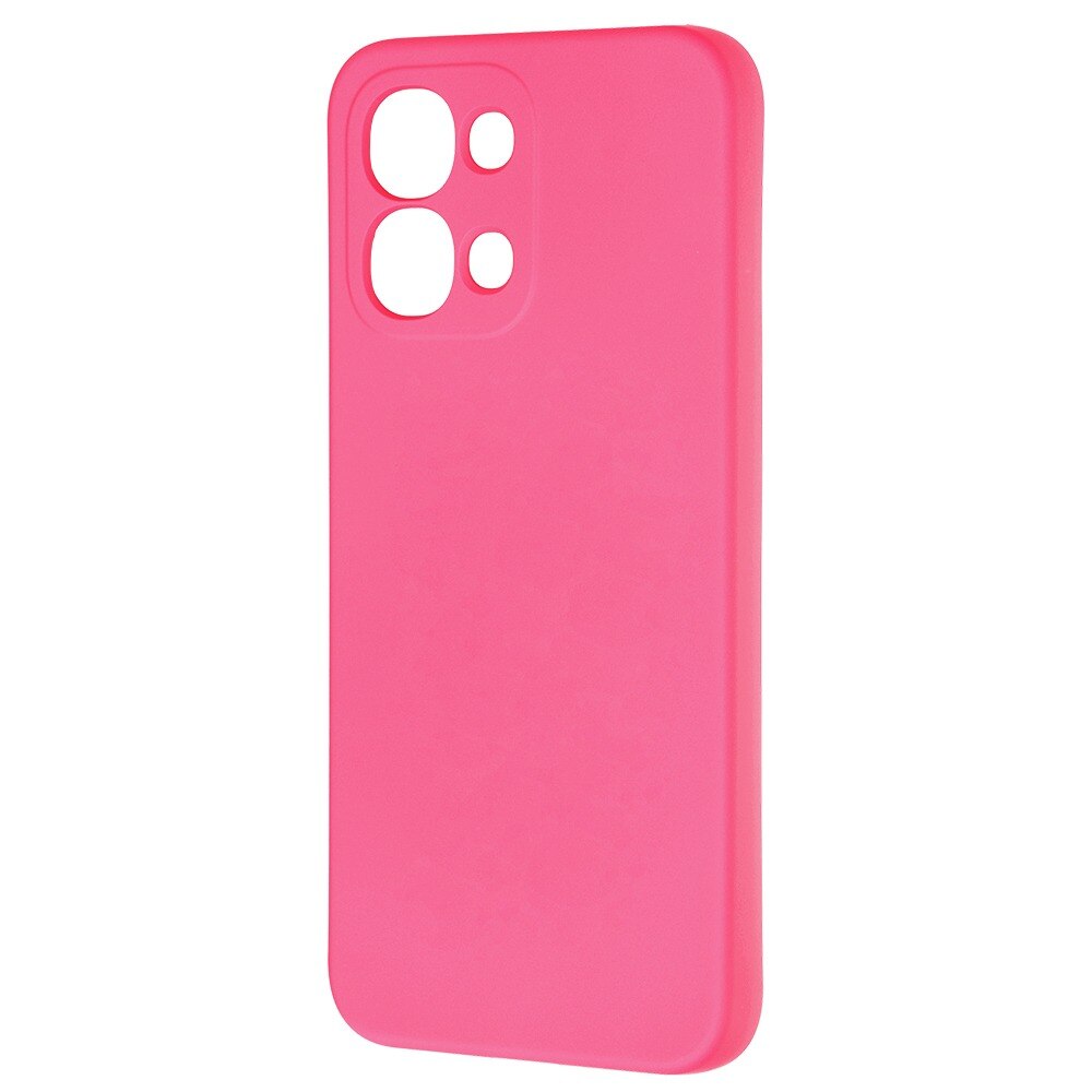 Husa pentru Oppo A6 Pro 4G / A6 Pro 5G Daden® Silicon SoftFlex, Ultra Slim, Protectie sporita, Interior de microfibra, Roz neon