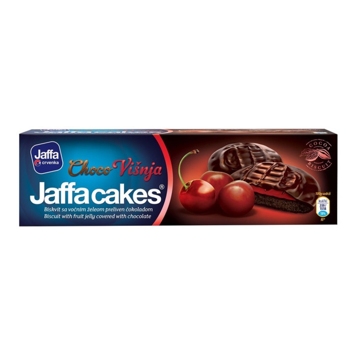 Meggyes zselés keksz, JAFFA KOLACI sütemények, 155gr