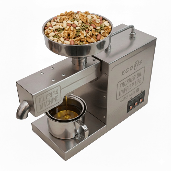 Presa de ulei automata- 1500W - pentru presare la cald si rece