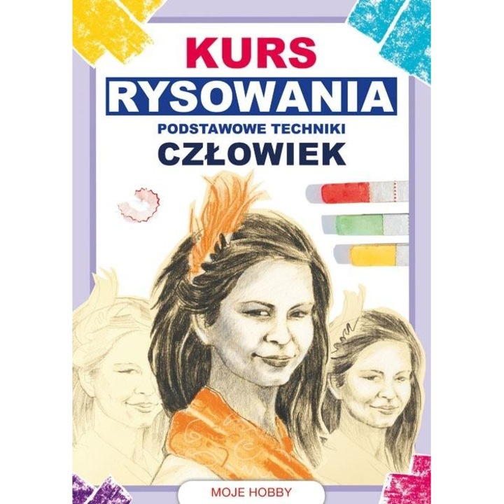 Книга за рисуване, Literat, основни техники, портрети, 2024