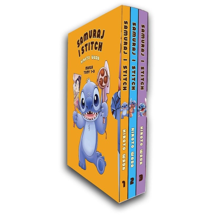 Pachet manga Samuraj si Stitch EGMONT aventuri prietenie 3 volume