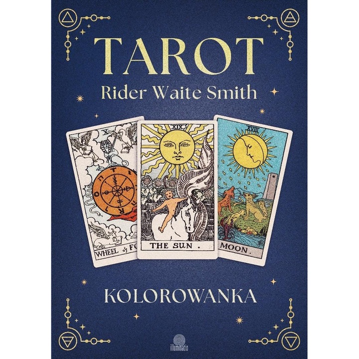 Tarot Rider-Waite Illuminatio színezőkönyv 78 oldal