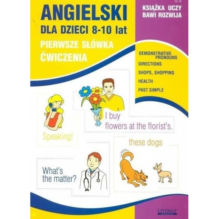 Angol nyelvkönyv gyerekeknek Literat 8-10 év 2018
