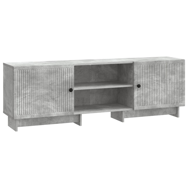 Cabinet TV vidaXL, Gri Beton 150 x 31 x 50 cm Lemn prelucrat