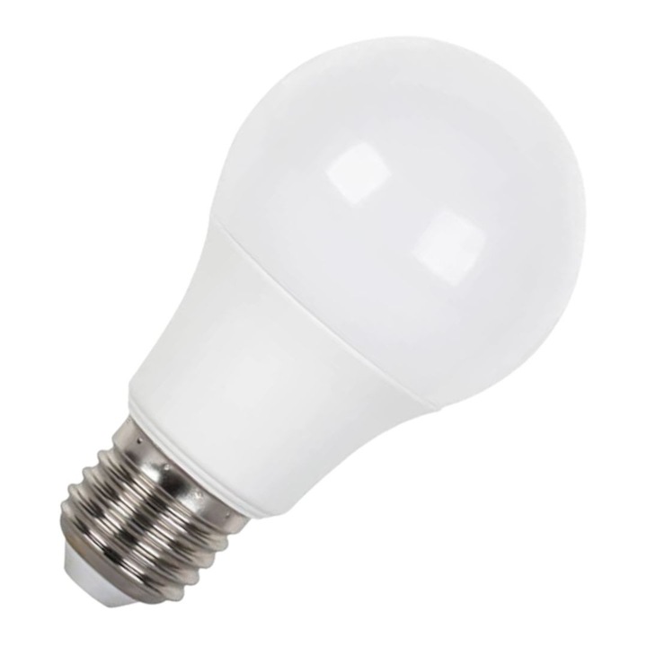 Bec LED E27 12W lumina rece 6500K, iluminare puternica pentru interior, consum redus energie, echivalent bec clasic 100W