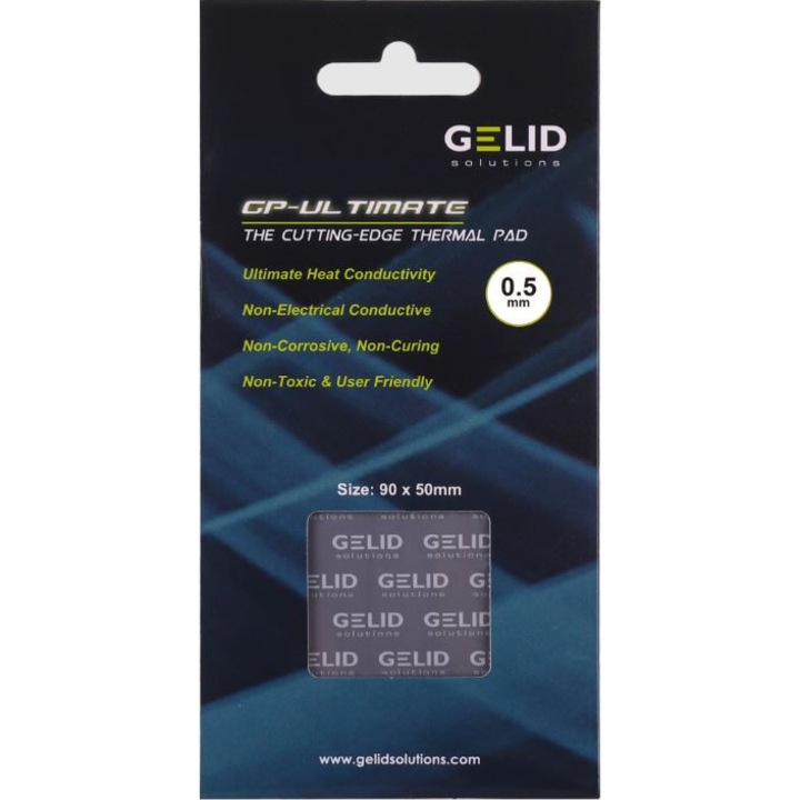 Pad Termic Gelid Solutions GP-Ultimate 15 W/mK 90x50x 0.5 mm Thermal Pad