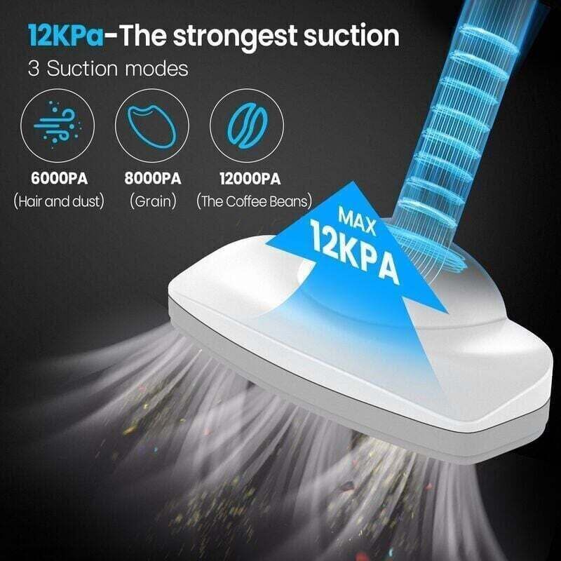 Aspirator vertical fara fir 12000Pa LED frontal 21x6x6cm 0.6kg
