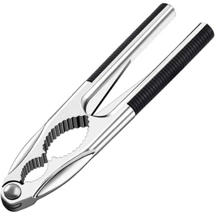 Deschizator nuci si fructe uscate metal, multifunctional, ergonomic, argintiu, compact